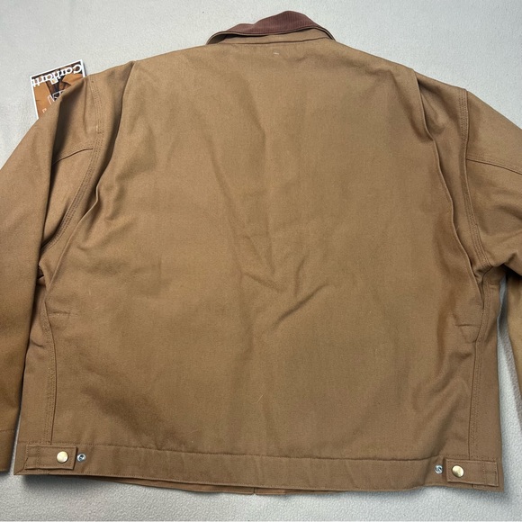 Carhartt Jacket Mens 54 Regular Brown Detroit Blanket Lined Canvas J01 BRN NEW - Picture 11 of 11